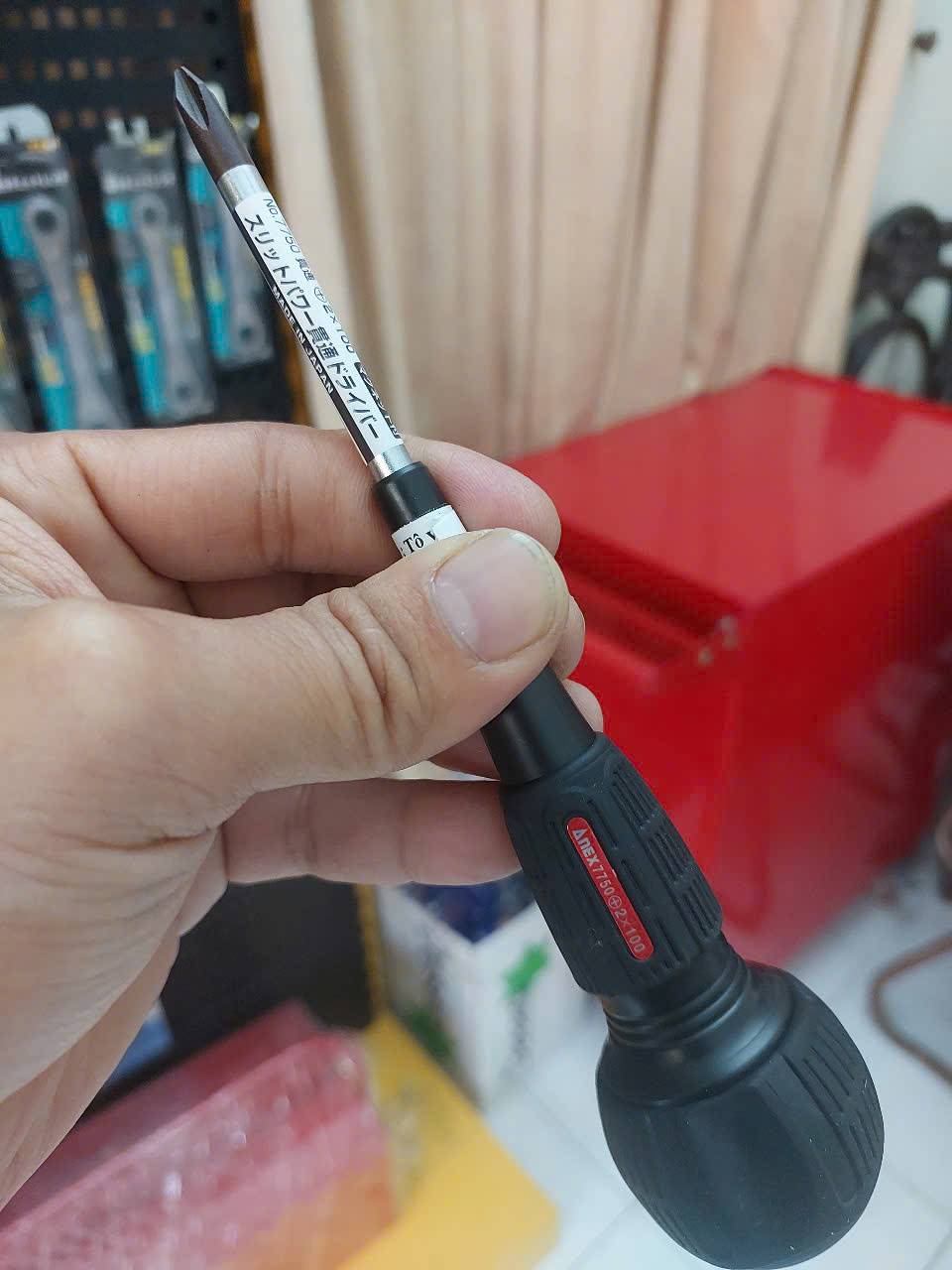 Tô vít đóng 4 cạnh Anex No.7750+2×100