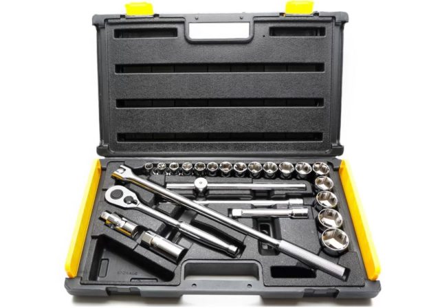 Bộ khẩu 1/2" 25 chi tiết Stanley 86-589-1 10-32mm