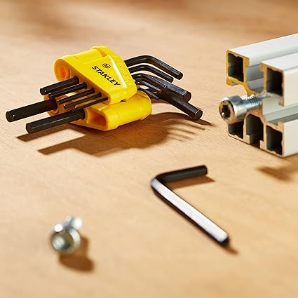 Hộp đựng bằng nhựa có thể gập lại. Kích thước lục giác: 1.5, 2, 2.5, 3, 4, 5, 5.5, 6mm