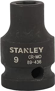Đầu khẩu đen 1/2'' Stanley STMT89436-8B 9mm