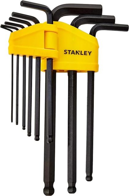 Bộ lục giác bi 9 chi tiết hệ mét Stanley 69-256