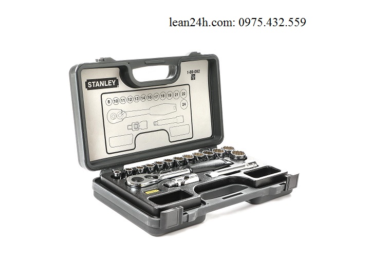 Bộ khẩu 1/2" Stanley 89-092-1 (16 chi tiết)