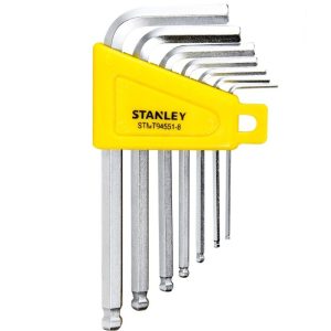 Bộ lục giác đầu bi ngắn 7 chi tiết Stanley STMT94551-8
