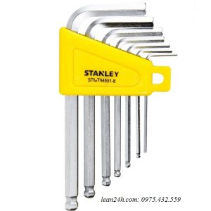 Bộ lục giác đầu bi ngắn 7 chi tiết Stanley STMT94551-8