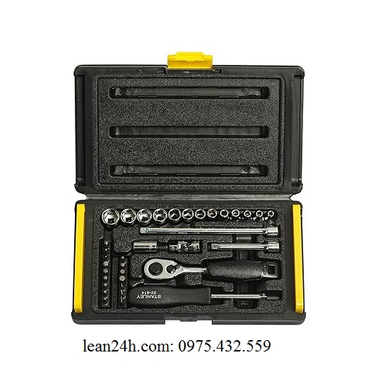 Bộ khẩu 1/4" 35 chi tiết Stanley 89-033-1