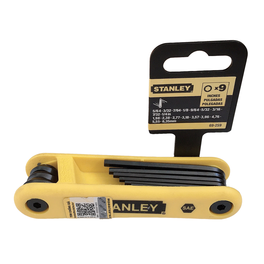 Thiết kế gập tiện dụng nhờ đó chìa lục giác có thể gập lại gọn gàng vào tay cầm sau khi sử dụng Thiết kế gập tiện dụng nhờ đó chìa lục giác có thể gập lại gọn gàng vào tay cầm sau khi sử dụng