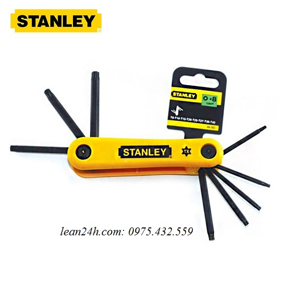 Bộ chìa vặn lục giác 8 chi tiết Stanley 69-263 Bộ chìa vặn lục giác 8 chi tiết Stanley 69-263