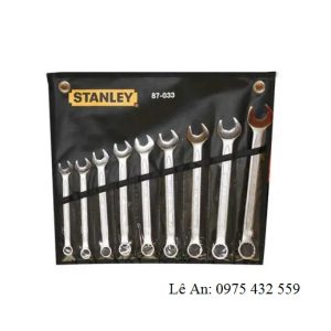 Bộ cờ lê vòng miệng 9 chi tiết Stanley 87-033-1 hệ mét
