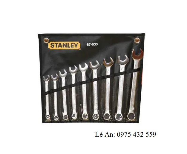 Bộ cờ lê vòng miệng 9 chi tiết Stanley 87-033-1 hệ mét Bộ cờ lê vòng miệng 9 chi tiết Stanley 87-033-1 hệ mét