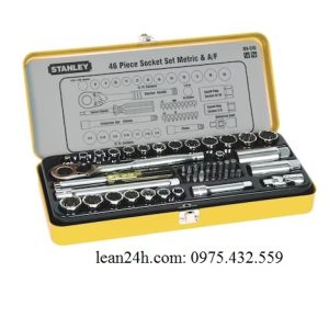 Bộ khẩu 3/8'' Stanley 89-516 46 chi tiết
