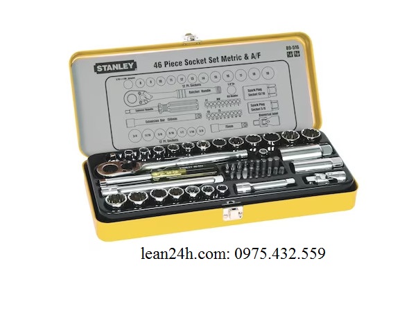 Bộ khẩu 3/8'' Stanley 89-516 46 chi tiết Bộ khẩu 3/8'' Stanley 89-516 46 chi tiết