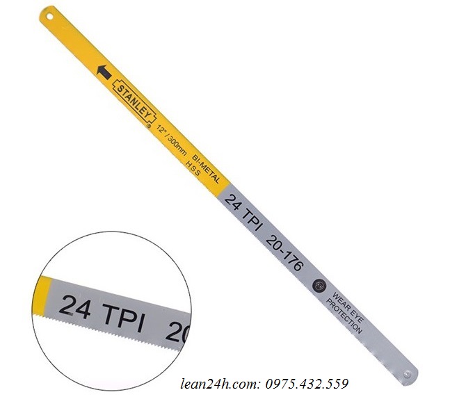 Lưỡi cưa sắt Stanley 20-176 24 Răng 12''/300mm