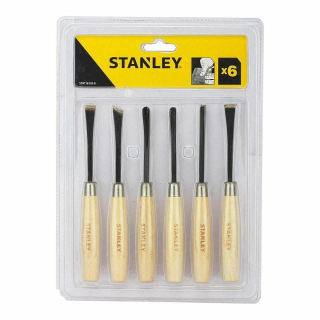Đục gỗ bộ 6 chi tiết 1/4'' Stanley STHT16120-8