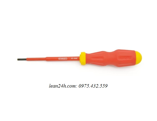 Tuốc nơ vít 2 cạnh cách điện VDE Stanley 65-966 3mmX100mm