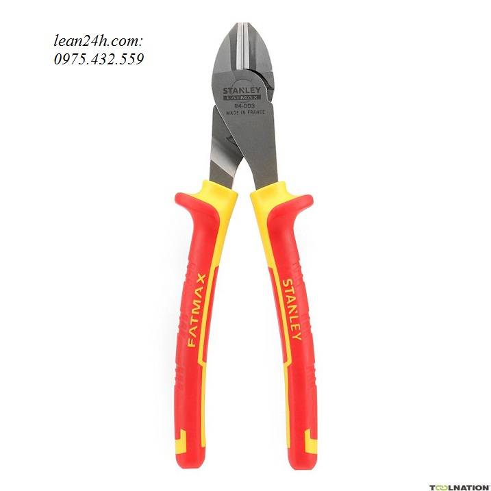 Kìm cắt chuyên dùng Stanley 84-003 7''/180mm cách điện 1000V