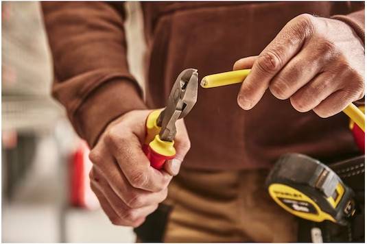 Kìm cắt Stanley chéo 84-003 dành cho thợ điện chuyên nghiệp