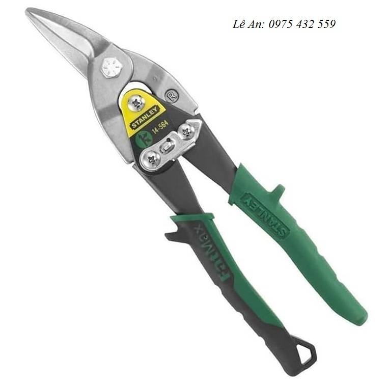 Kéo cắt tôn mũi cong phải Stanley 14-564-22 10''/250mm
