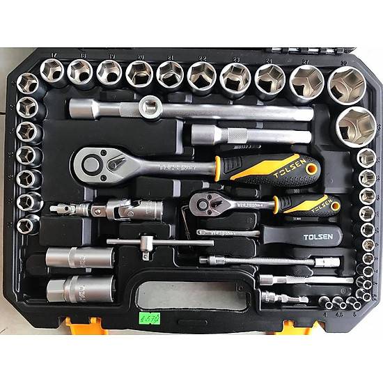 Bộ Tip 1/2”& 1/4” 94pcs Tolsen 15145