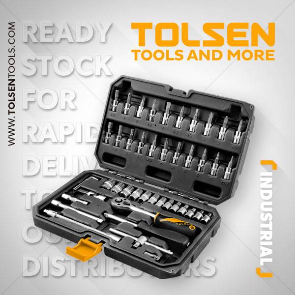 Bộ Tip 1/4'' 46 pcs Tolsen 15138