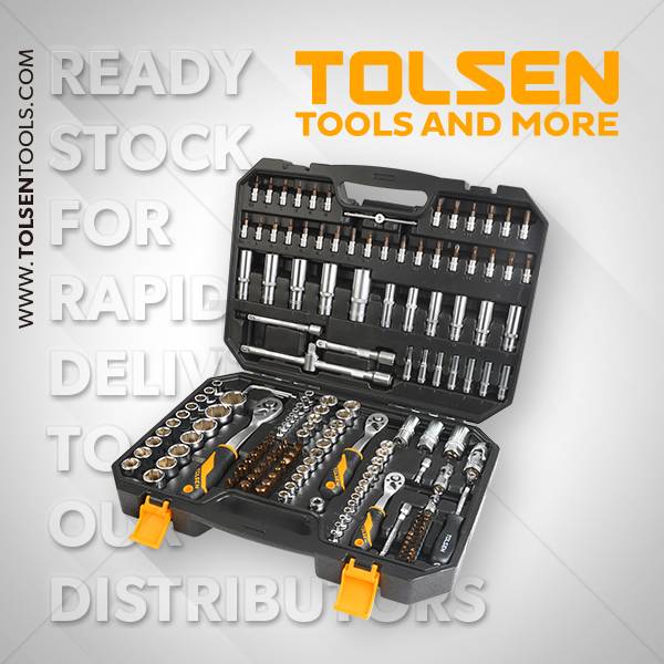 Bộ Tip 1/2'' 1/4'' 3/8'' 175pcs Tolsen 15146