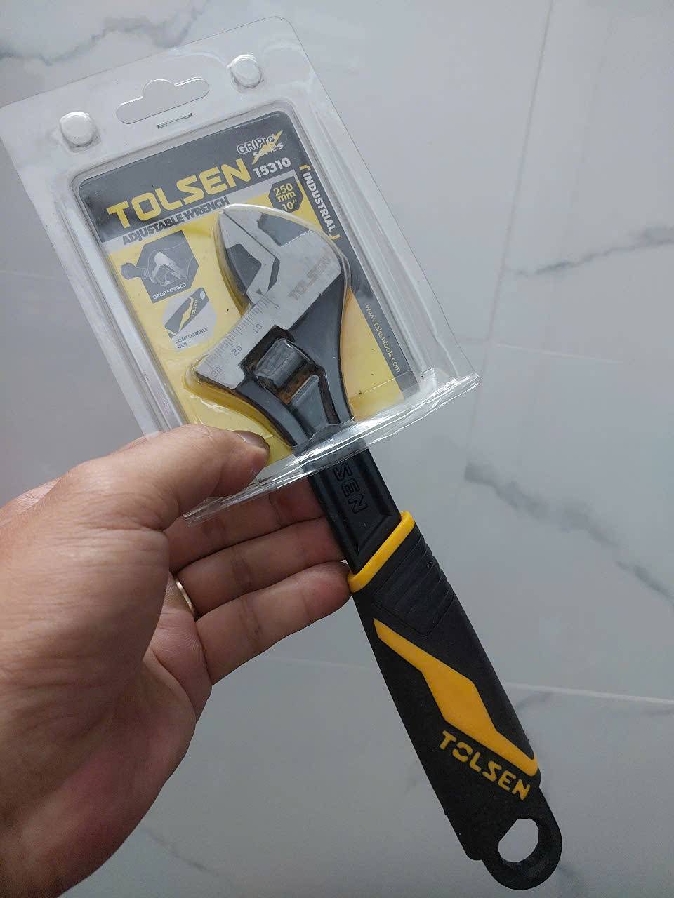 Mỏ lết cán nhựa đen Tolsen (Công nghiệp)