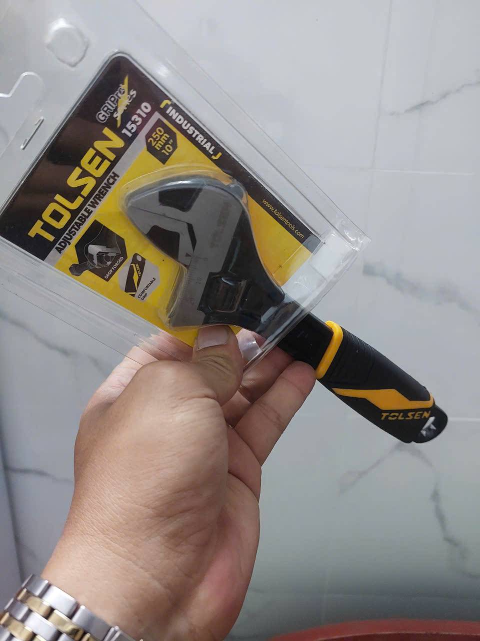Mỏ lết cán nhựa đen Tolsen (Công nghiệp)