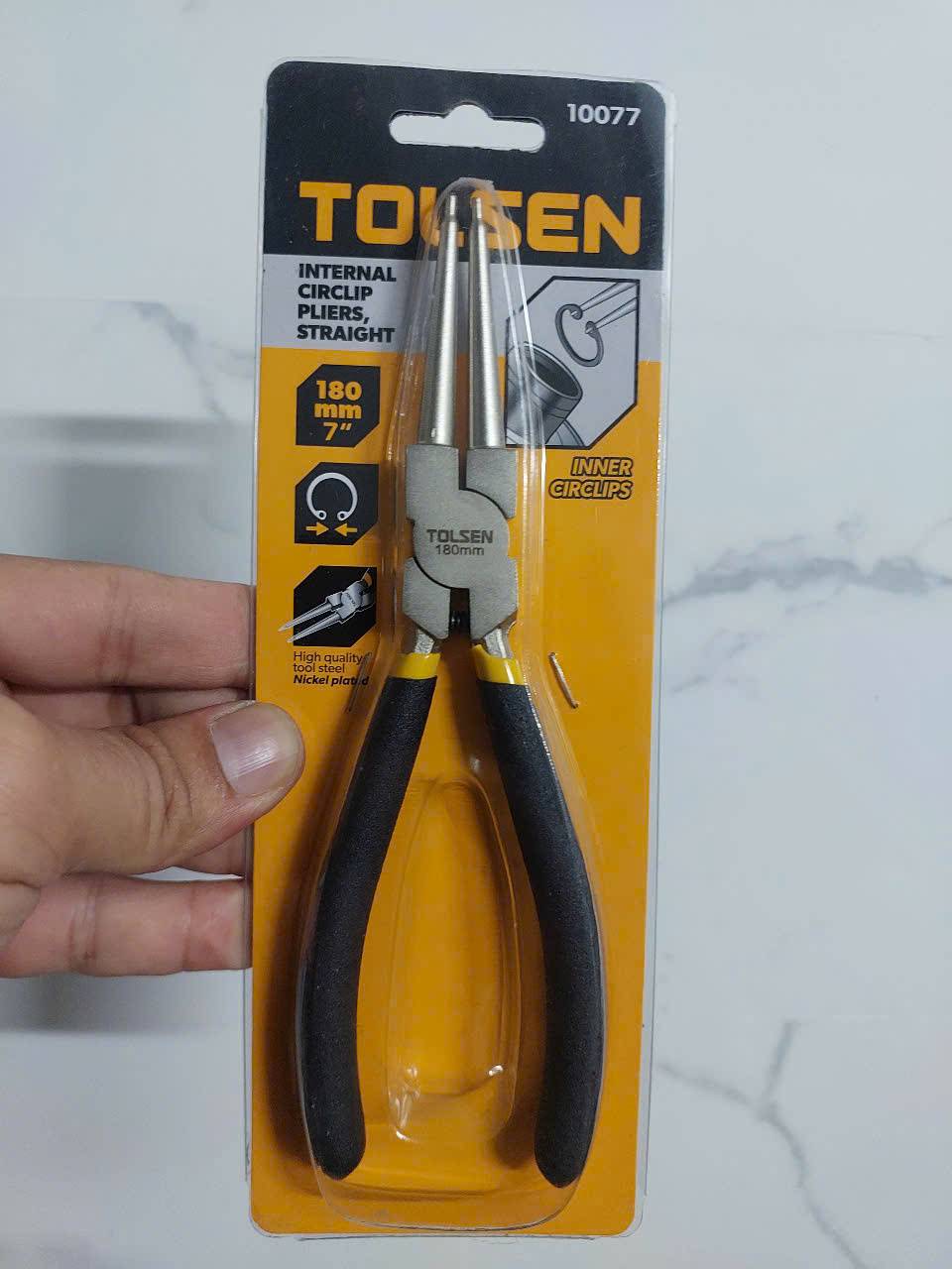 Kìm mở phe trong mũi thẳng Tolsen 10077
