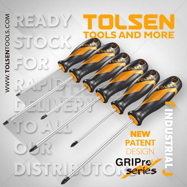 Bộ tua vít cán mềm 6pcs Tolsen 20014