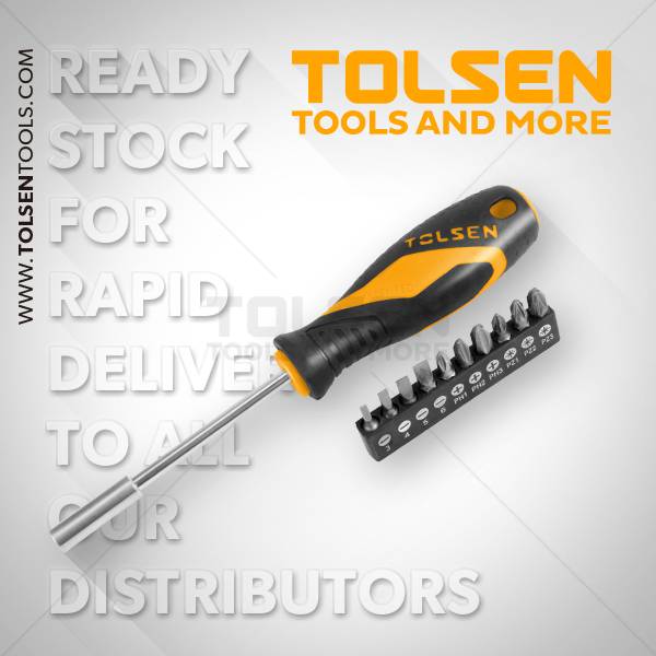 Bộ tua vít đổi đầu 11pcs Tolsen 20044