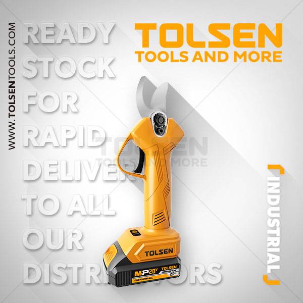 Kéo cắt cành pin 20V 30mm(động cơ không chổi than) tolsen 87380