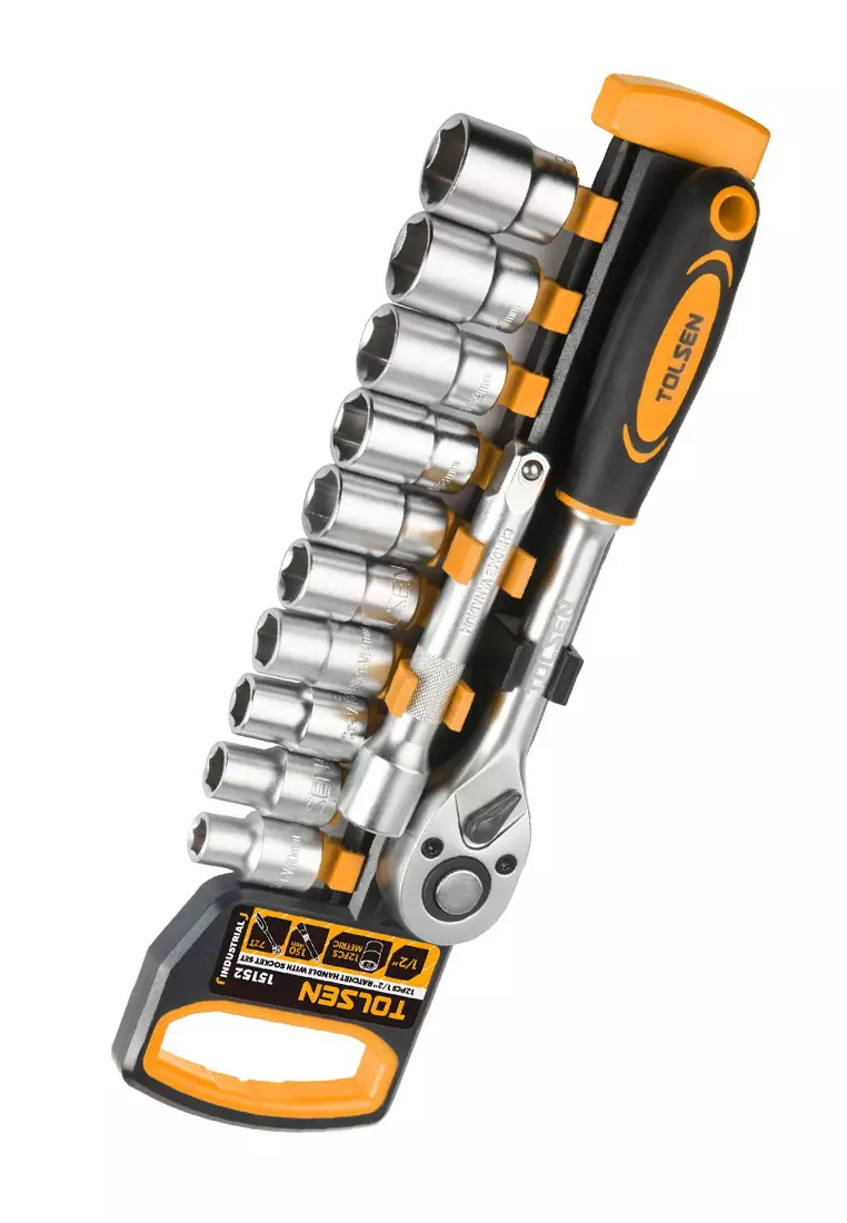 Bộ đầu Tip tự động 12 pcs 1/2'' Tolsen 15152