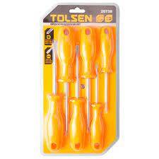 Bộ 6 Tua vít dài Tolsen 20738 Bộ 6 Tua vít dài Tolsen 20738