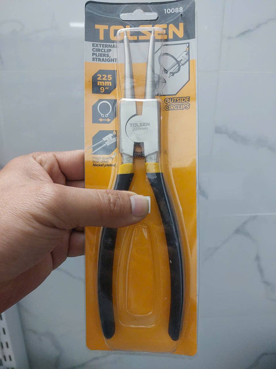 Kìm mở phe ngoài mũi thẳng 9”/225mm Tolsen 10088