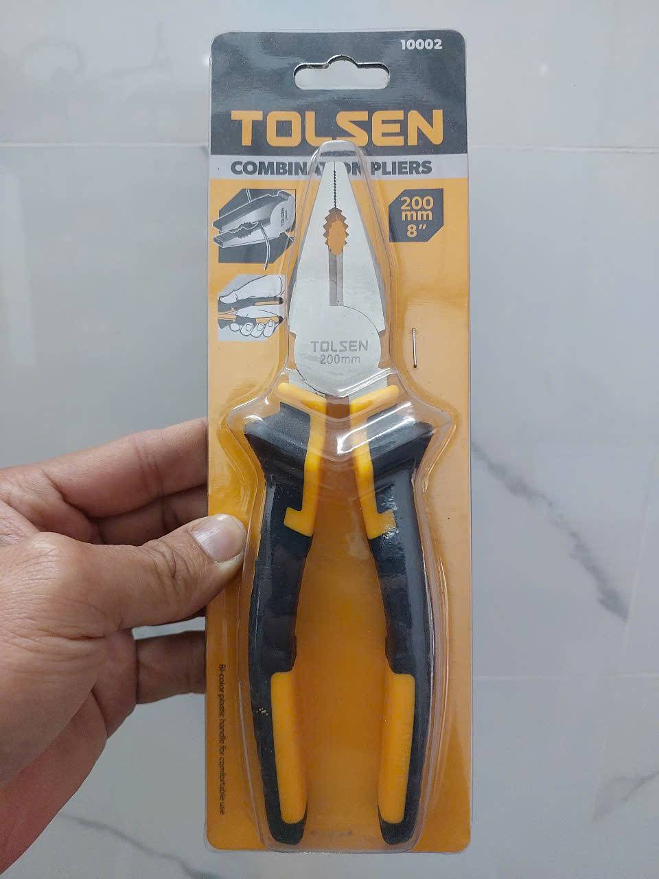 Kìm điện 8″/200mm Tolsen 10002