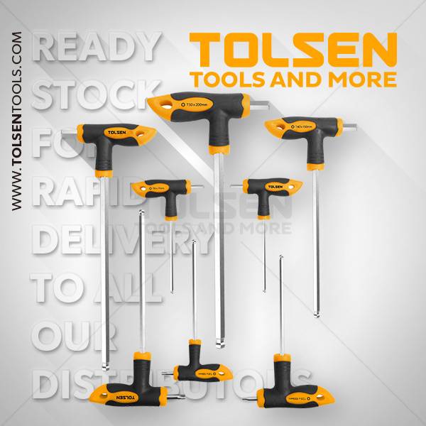 Bộ lục giác đầu bi 8pcs Tolsen 20062