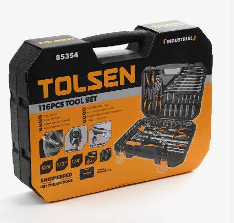 Bộ dụng cụ 116 chi tiết Tolsen 85354