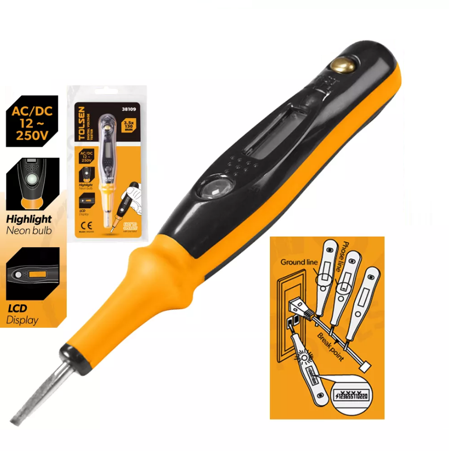 Vít thử điện 130mm Tolsen 38109