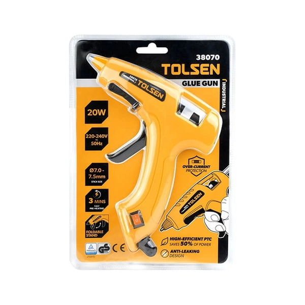 Súng bắn keo đèn cầy(công nghiệp) 20W Tolsen 38070