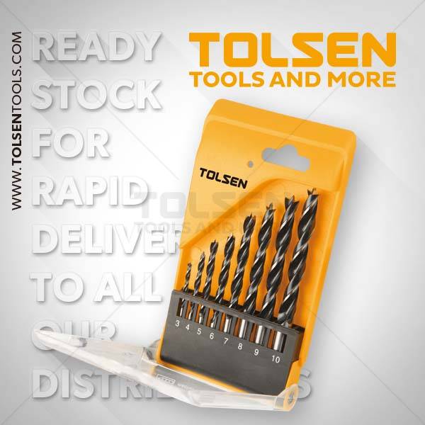 Bộ 8 cây khoan gỗ Tolsen 75626
