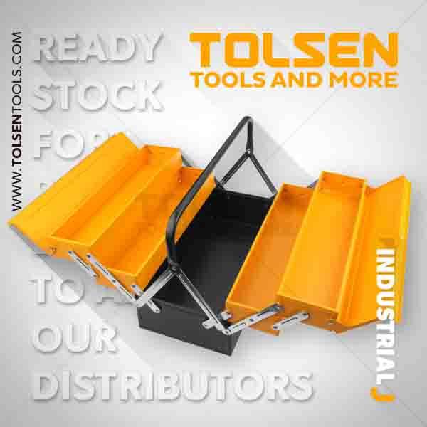 Thùng đồ nghề thép 3 ngăn Tolsen 80211