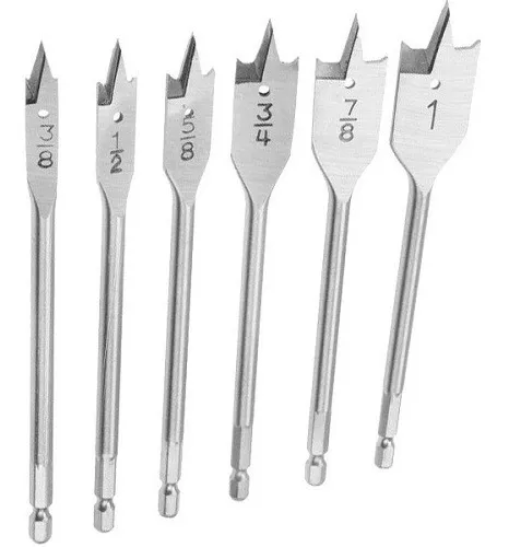 Bộ 6 mũi khoan gỗ đuôi cá Tolsen 75656