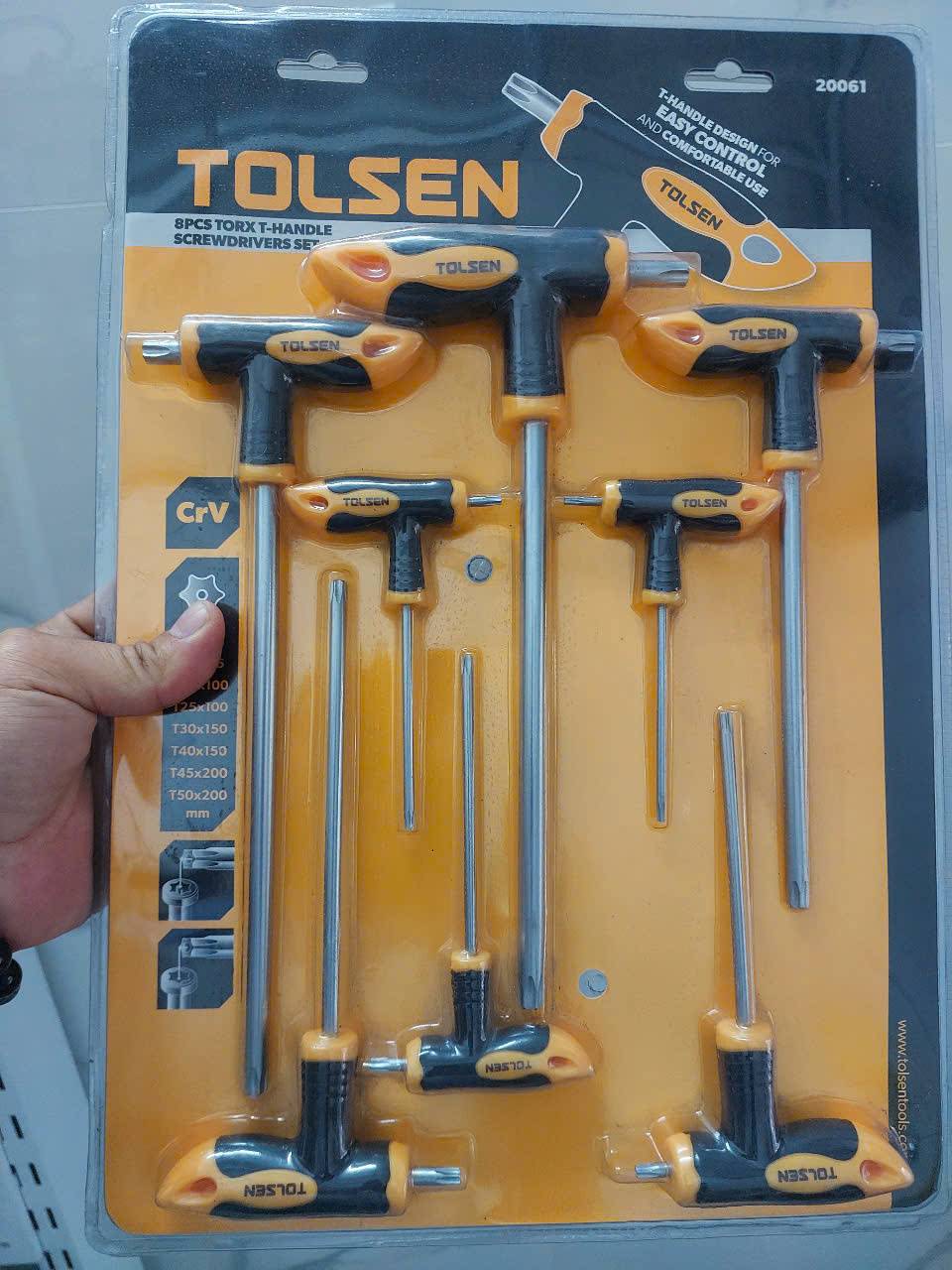 Bộ lục giác hoa thị 8pcs Tolsen 20061