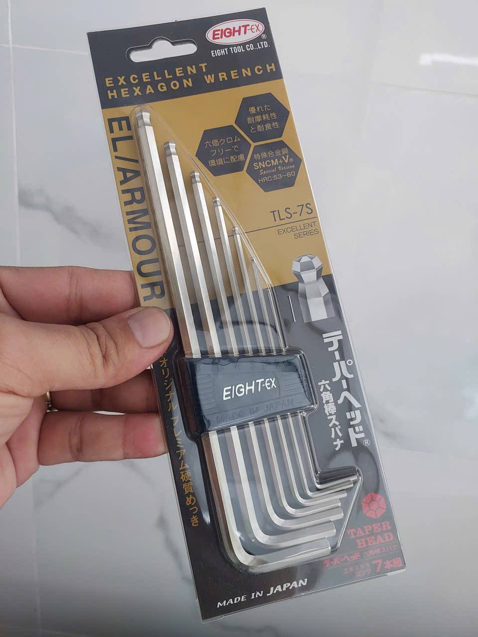 Bộ lục giác đầu bi TLS-7S EIGHT Nhật Bản