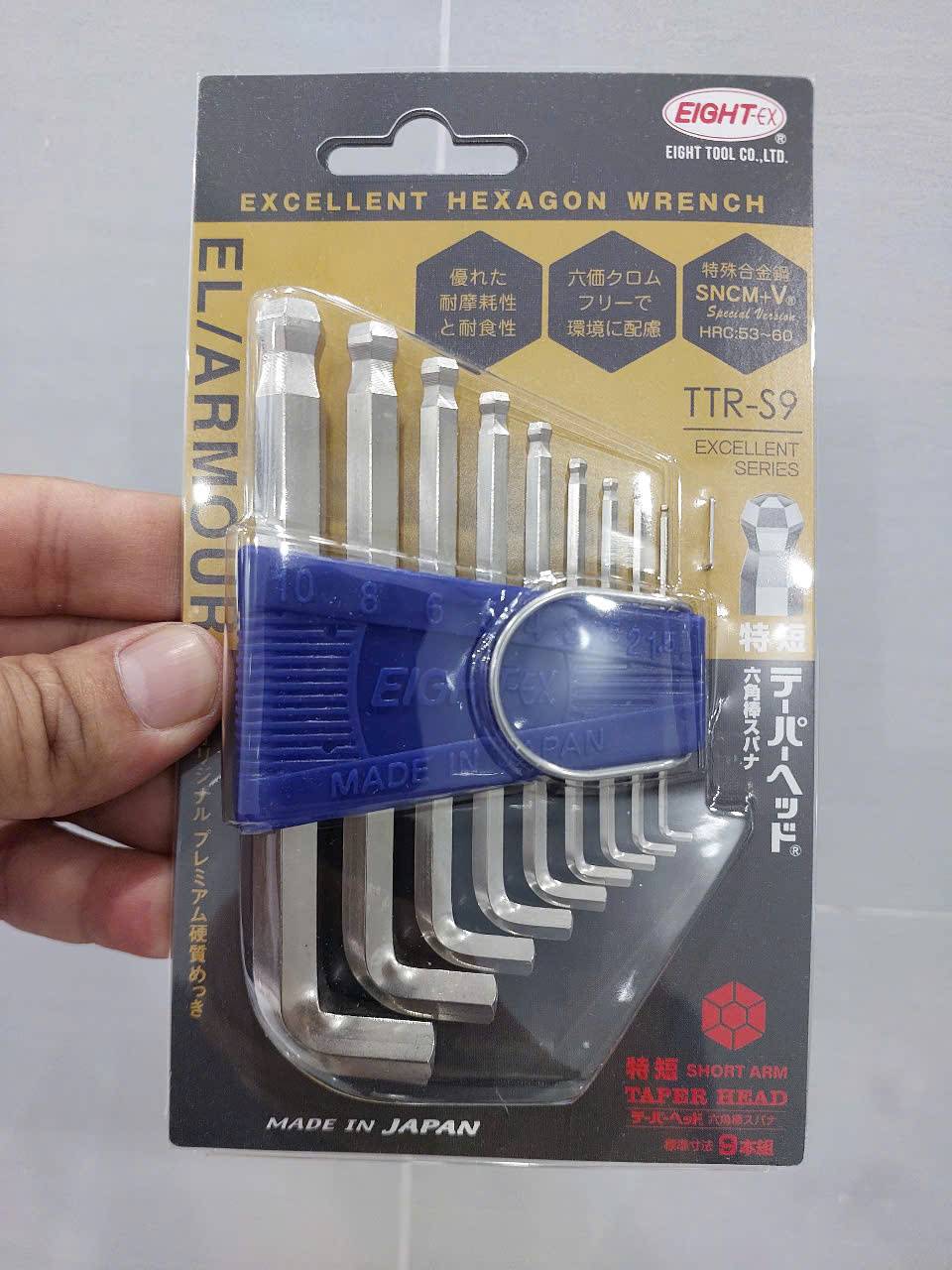 Bộ lục giác đầu bi loại ngắn EIGHT TTR-S9
