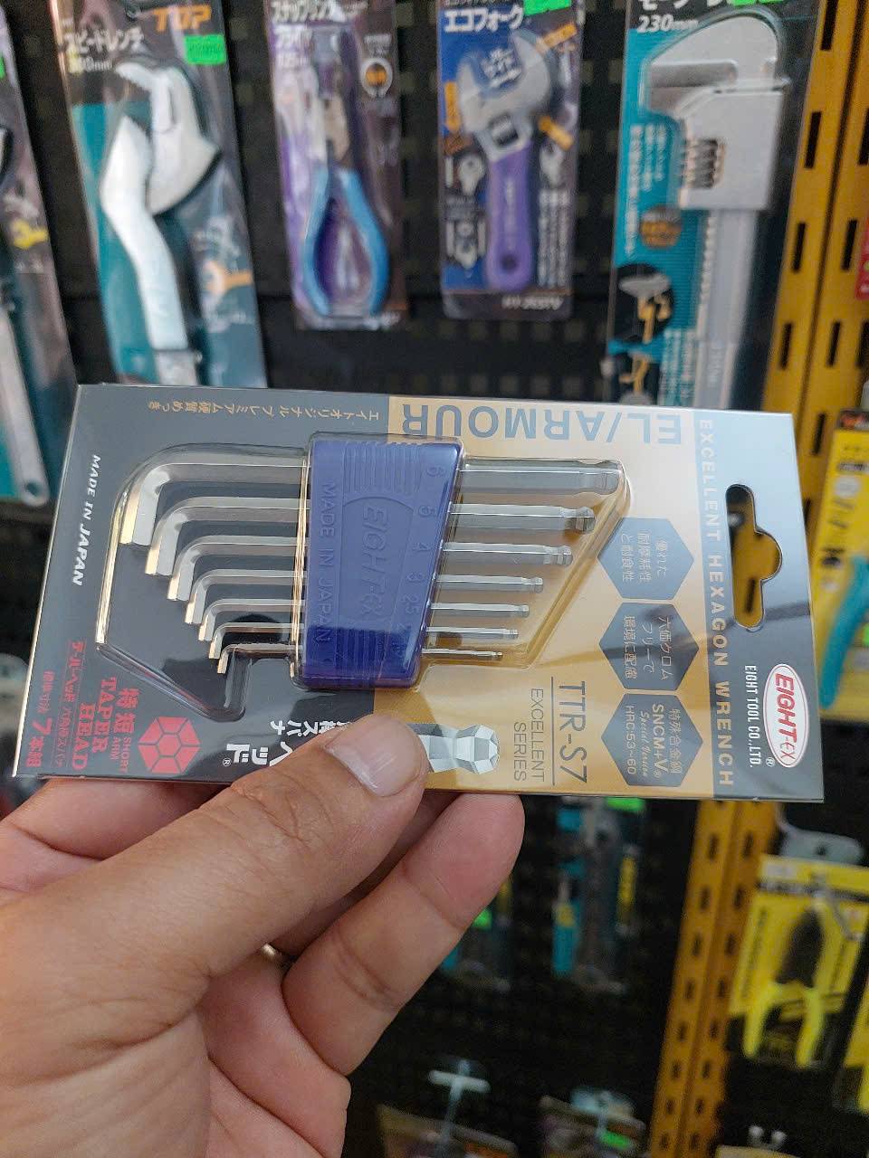 Bộ lục giác đầu bi loại ngắn TTR-S7 EIGHT Nhật Bản