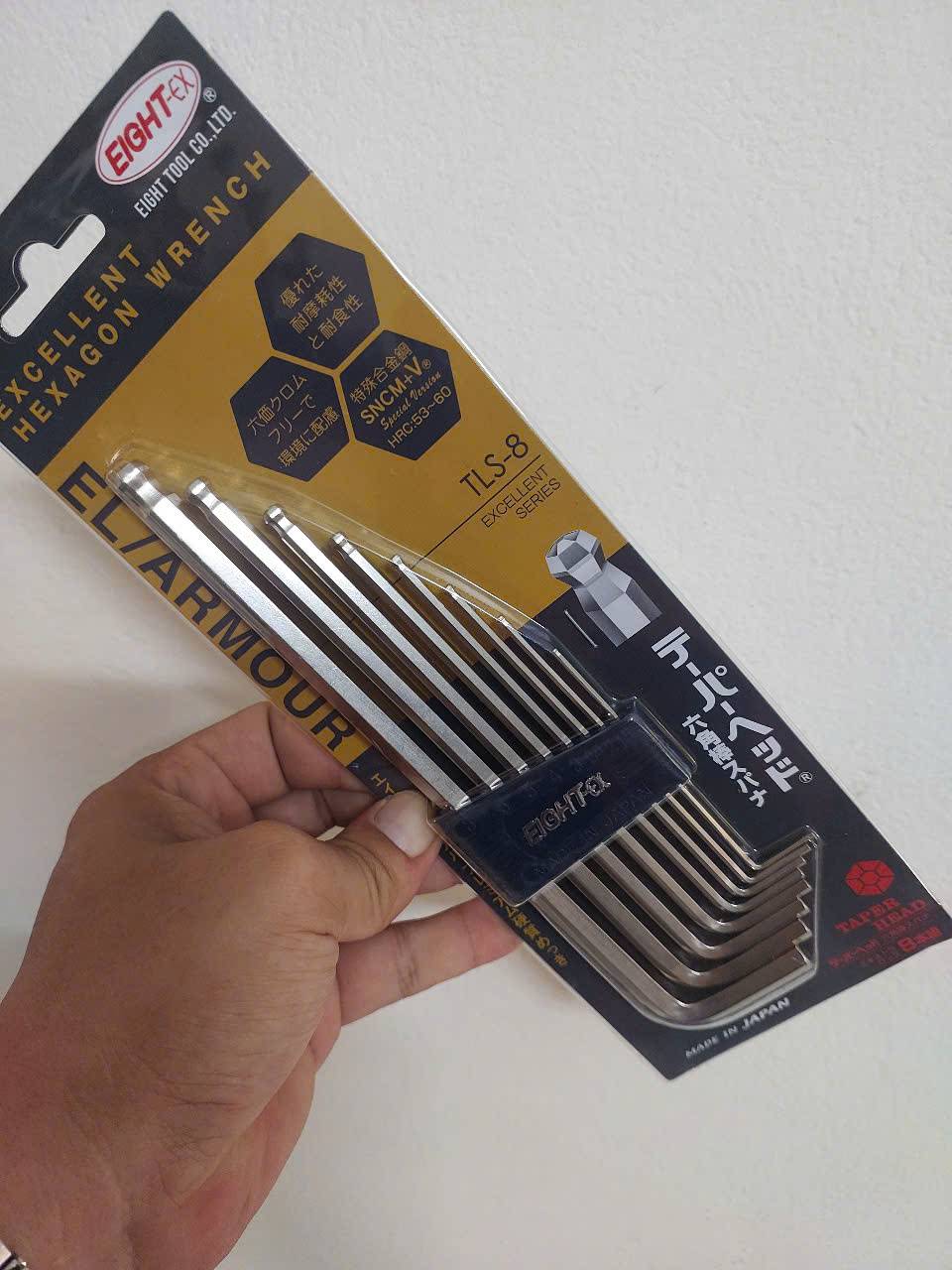 Bộ lục giác đầu bi TLS-8 EIGHT Nhật Bản