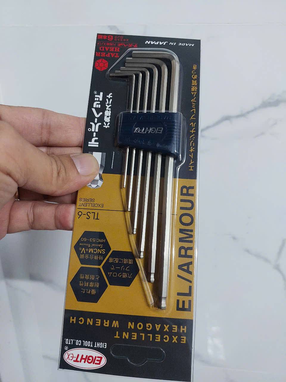 Bộ lục giác đầu bi TLS-6 EIGHT Nhật Bản