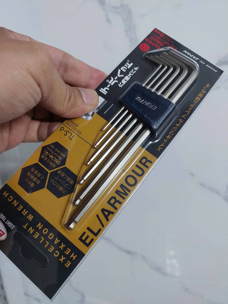 Bộ lục giác đầu bi TLS-6 EIGHT Nhật Bản