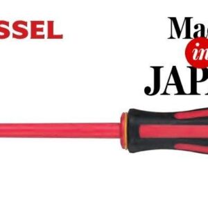 Tô vít 2 cạnh cách điện VDE 1000V VESSEL No.960 -0.8x5x75