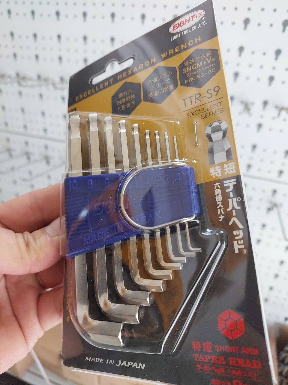 Bộ lục giác đầu bi loại ngắn TTR-S9 EIGHT Nhật Bản